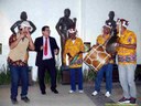 Banda de Pífanos na execução do Hino de Pernambuco