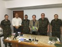 General do Exército faz visita ao Presidente da Câmara