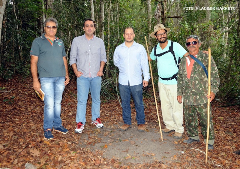 Marcelo Gomes visita Parque João Vasconcelos Sobrinho