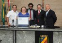 Professora Allene Lage é homenageada na Câmara com título de cidadania 